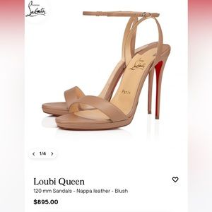 Christian Louboutin Loubi Queen Pumps. Size 7 or 37.5